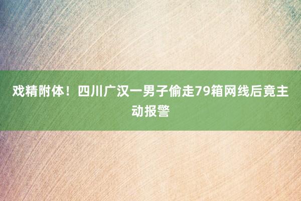戏精附体！四川广汉一男子偷走79箱网线后竟主动报警